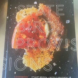 Brand new State Bird Provisions cookbook.